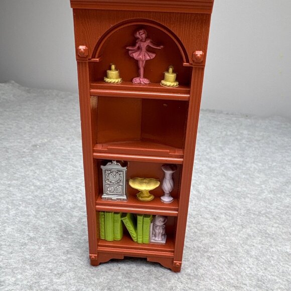 Fisher Price Loving Family Miniature Dollhouse Corner Shelf with Accessories - Picture 4 of 5